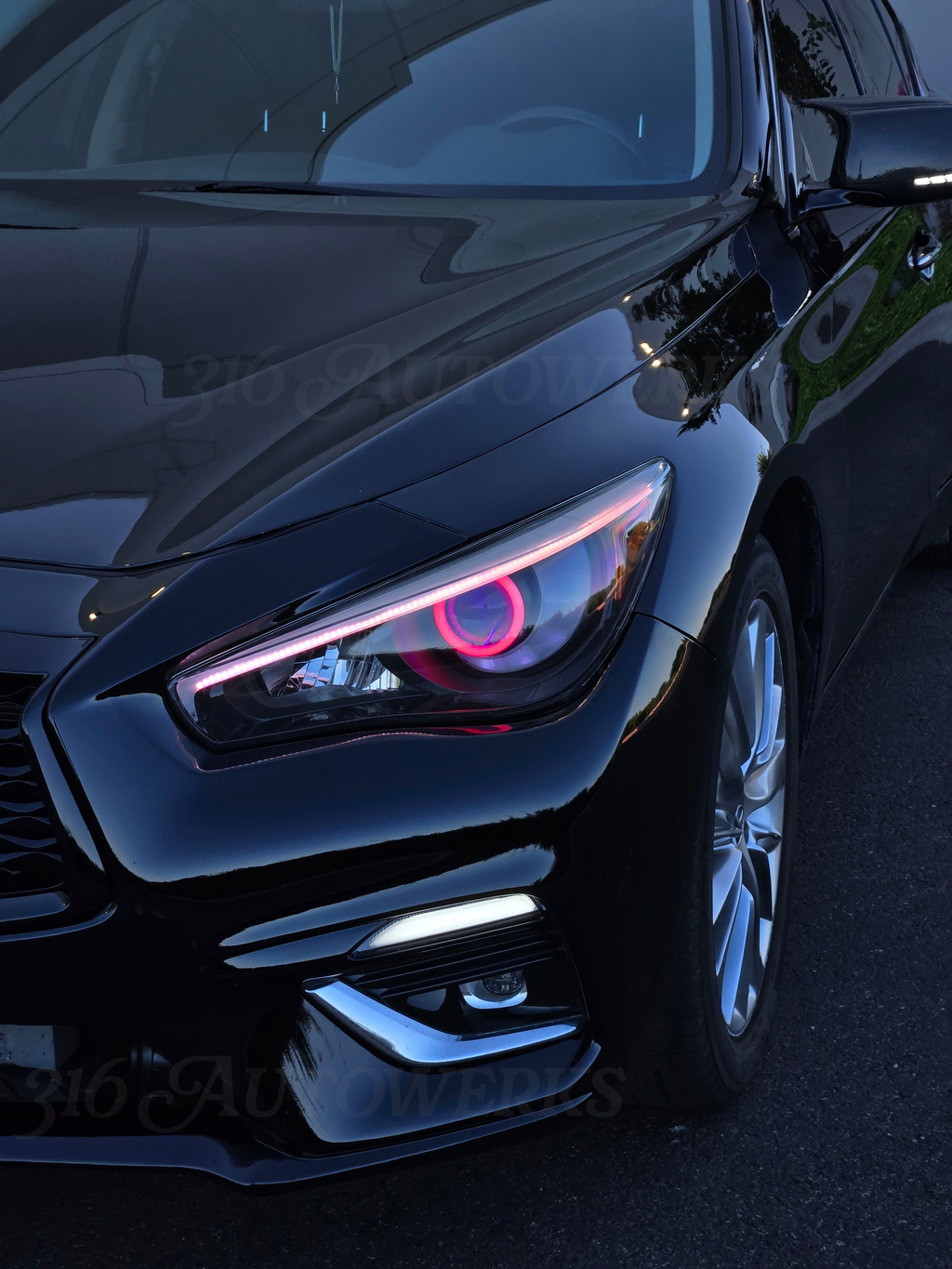 Q50 Sequential Front Bumper Turn Signal w/ DRL v2
