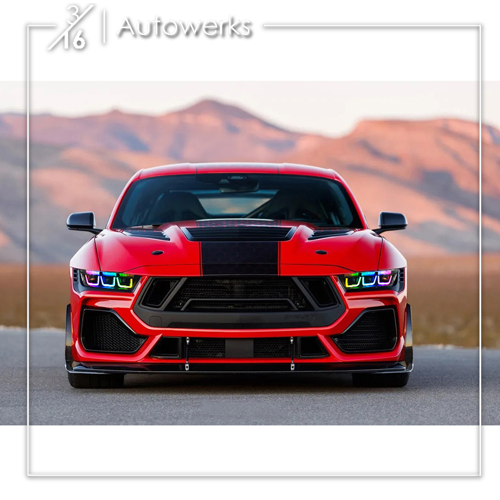 RGB Flow Series Headlights for 2024+ Ford Mustang 316 Autowerks