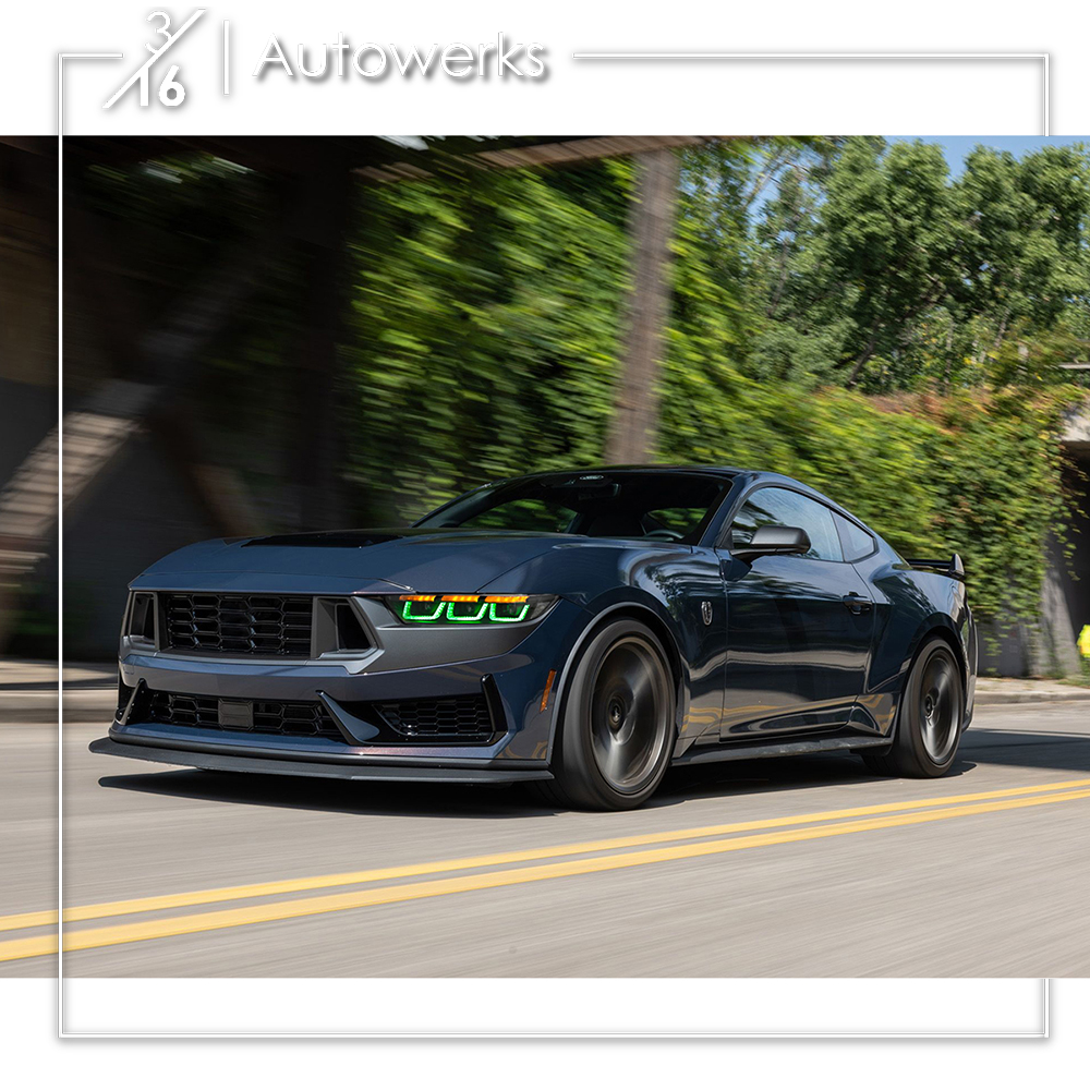 RGB Flow Series Headlights for 2024+ Ford Mustang 316 Autowerks