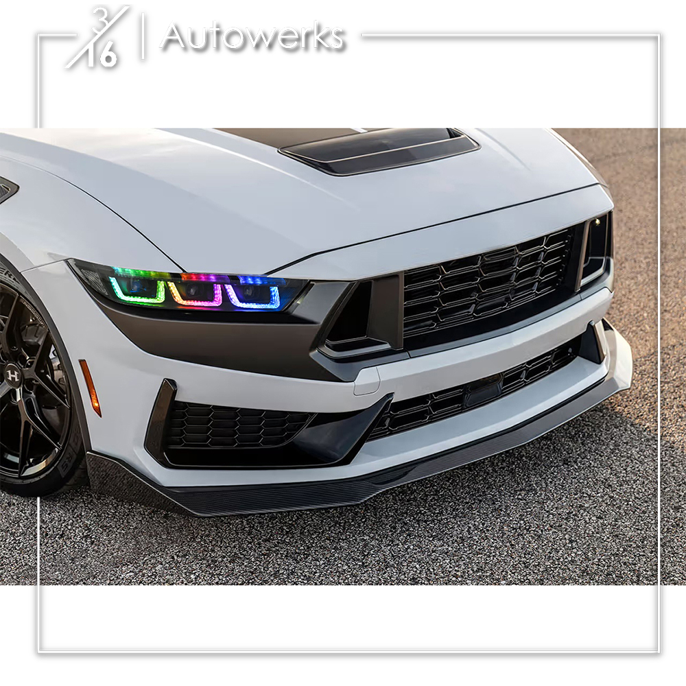 RGB Flow Series Headlights for 2024+ Ford Mustang 316 Autowerks