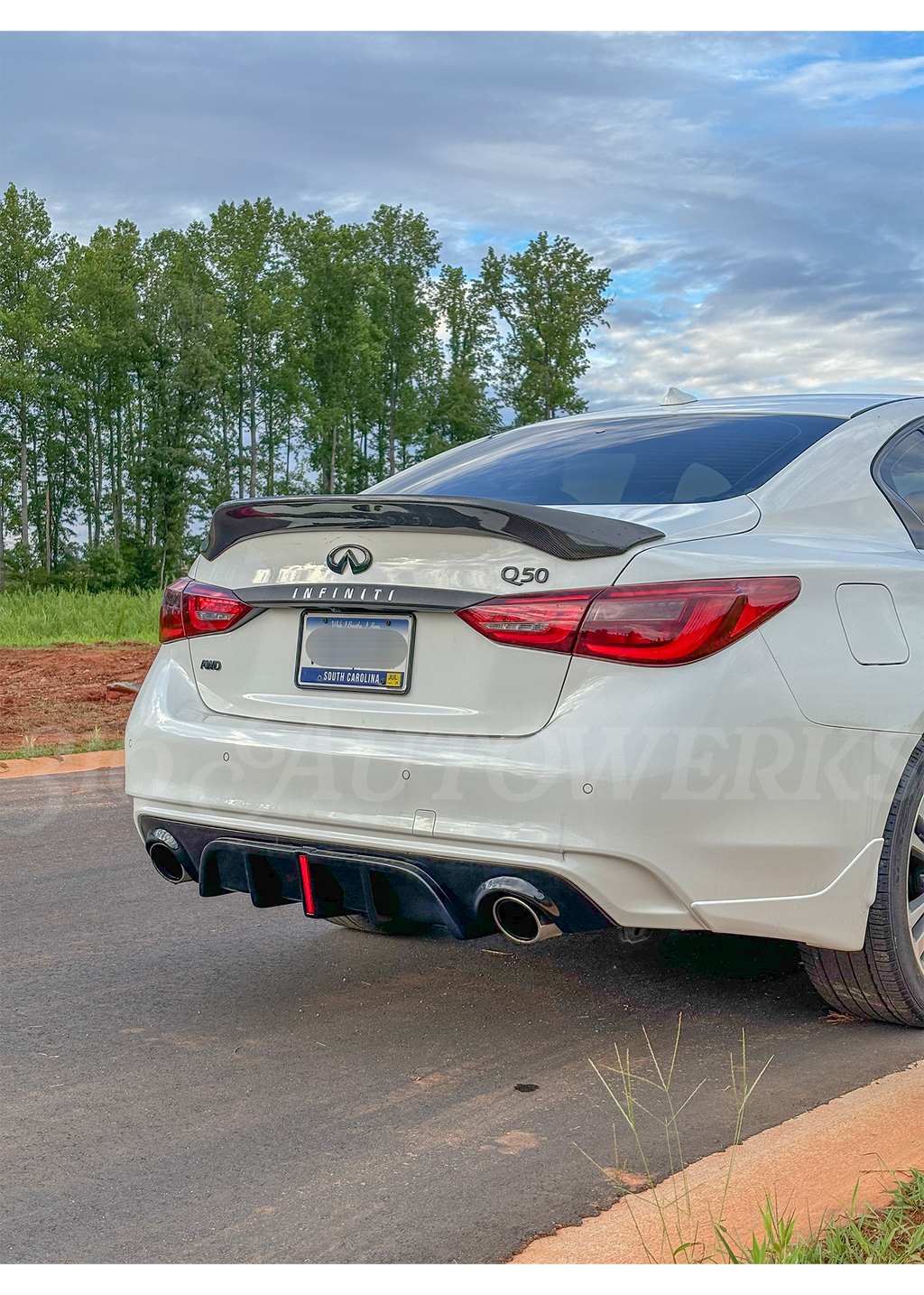 V2 Rear Diffuser for Infiniti Q50