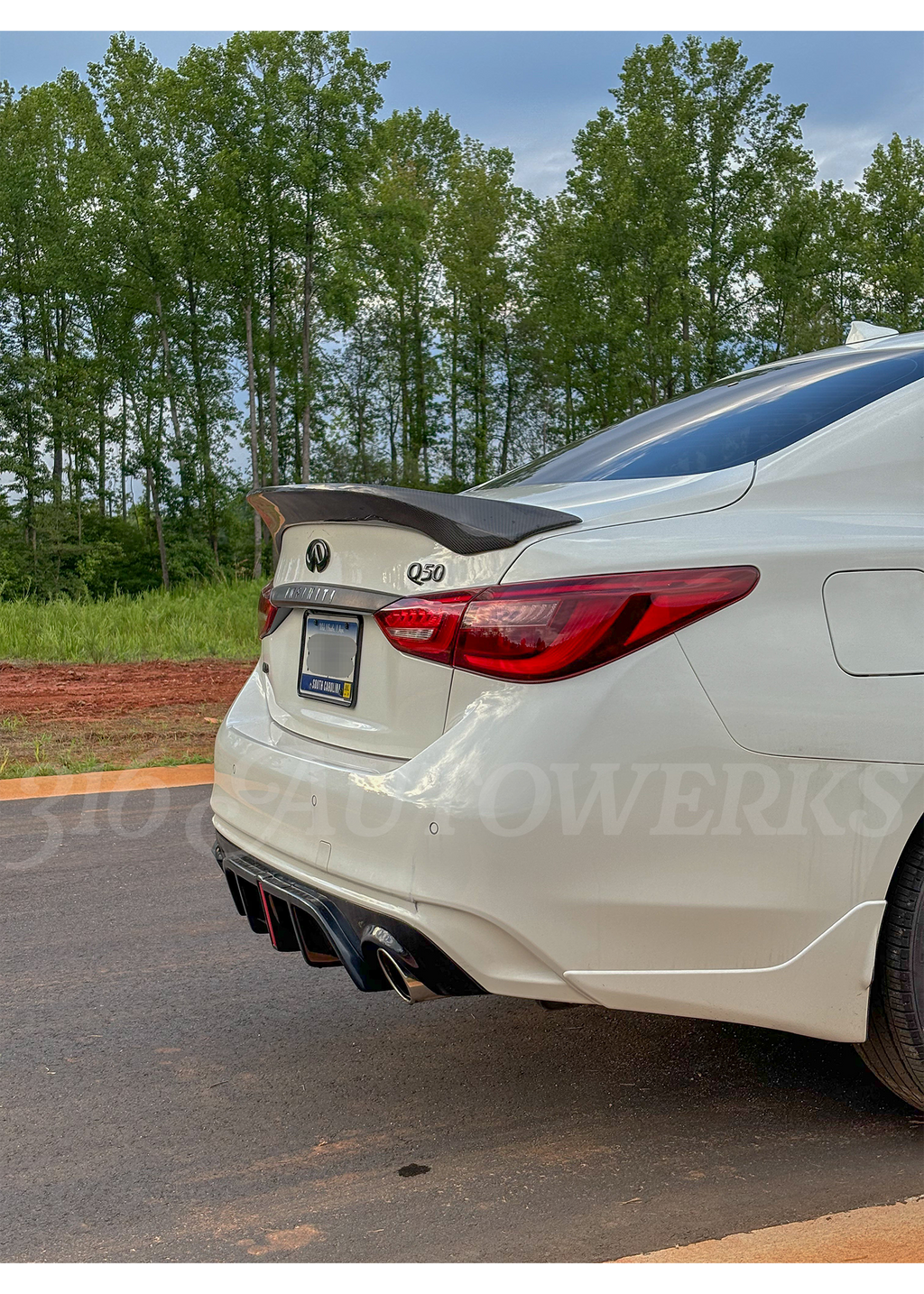 V2 Rear Diffuser for Infiniti Q50