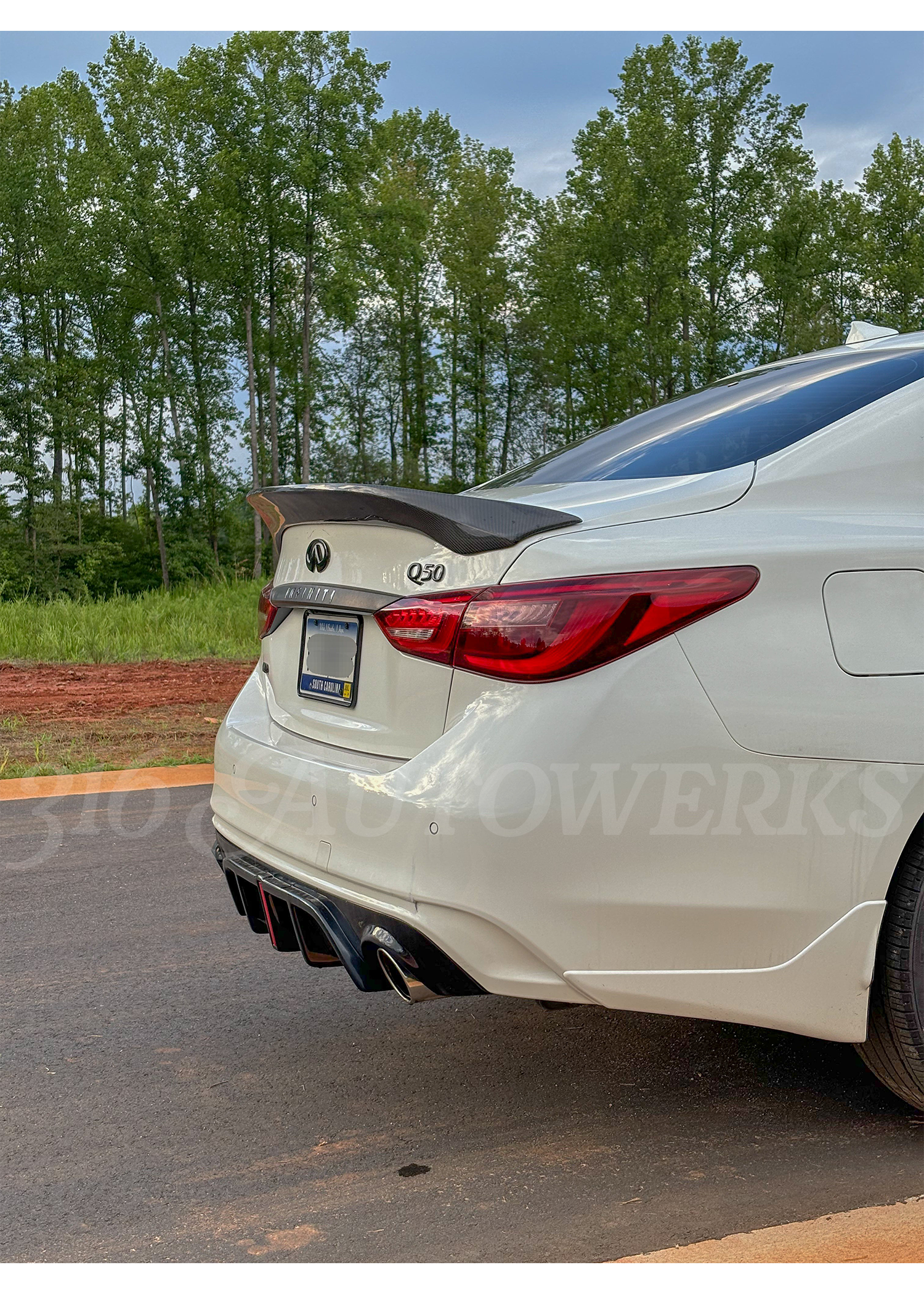 V2 Rear Diffuser for Infiniti Q50